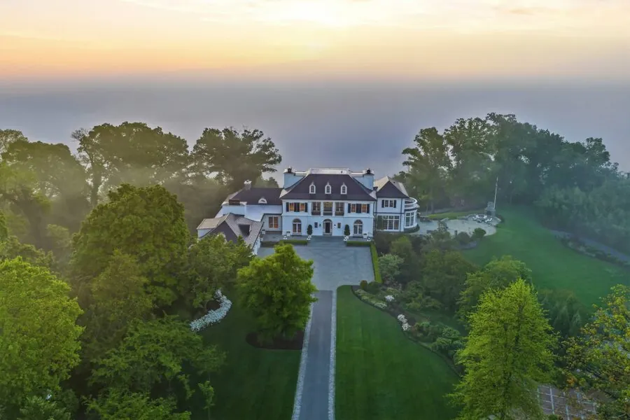 The estate in early-morning light
