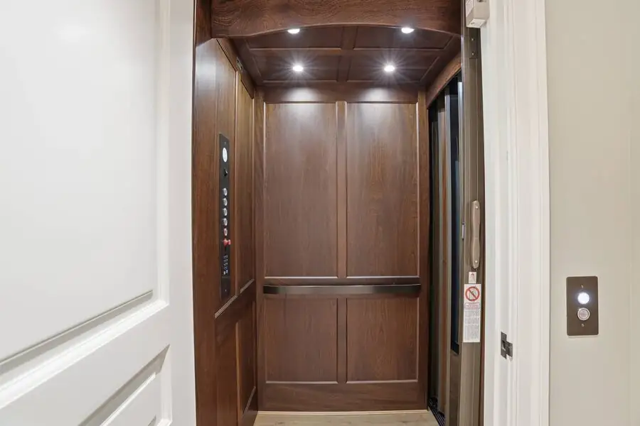 Private elevator off the upper hall